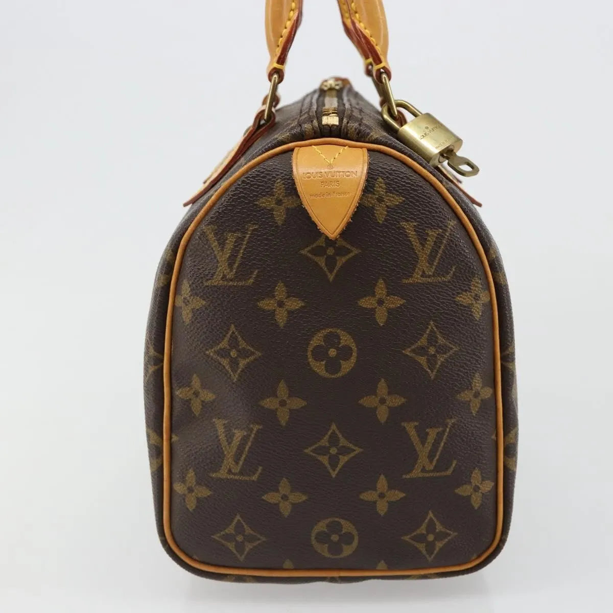 Louis Vuitton Speedy Monogram Canvas, Neutral, Canvas, Handbag