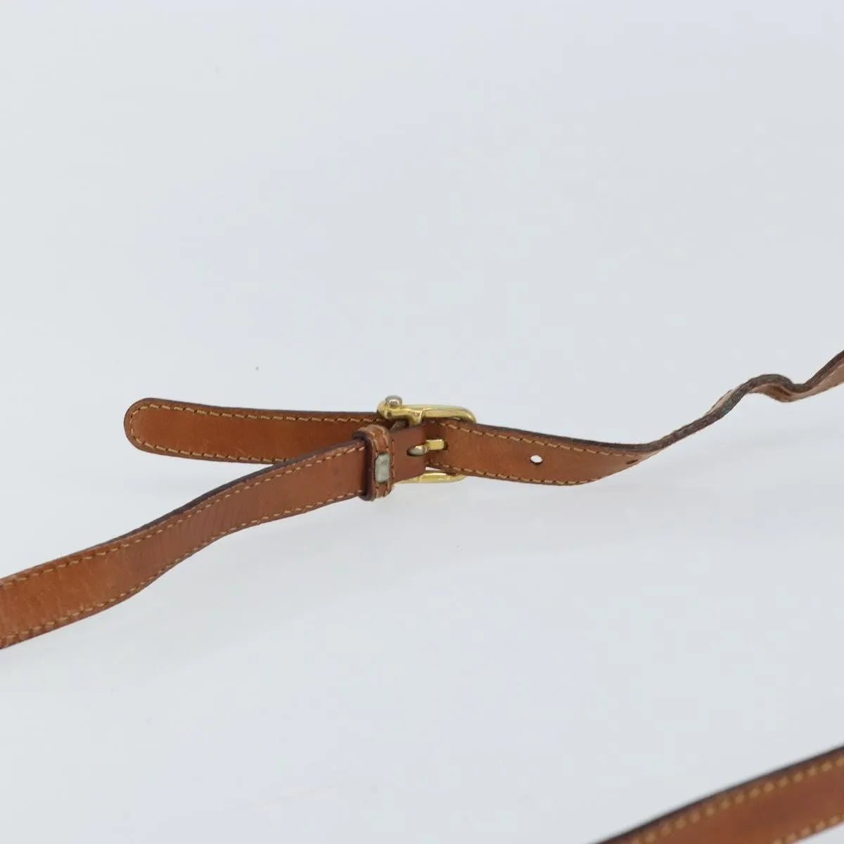 Celine Vintage Macadam Canvas and Leather, Beige, Canvas, Shoulder Bag