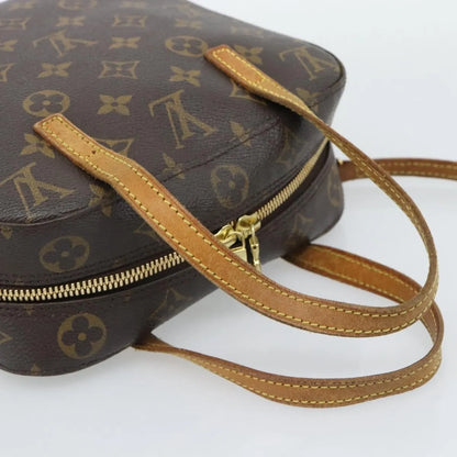 Louis Vuitton Spontini Monogram Canvas, Brown, Canvas, Handbag