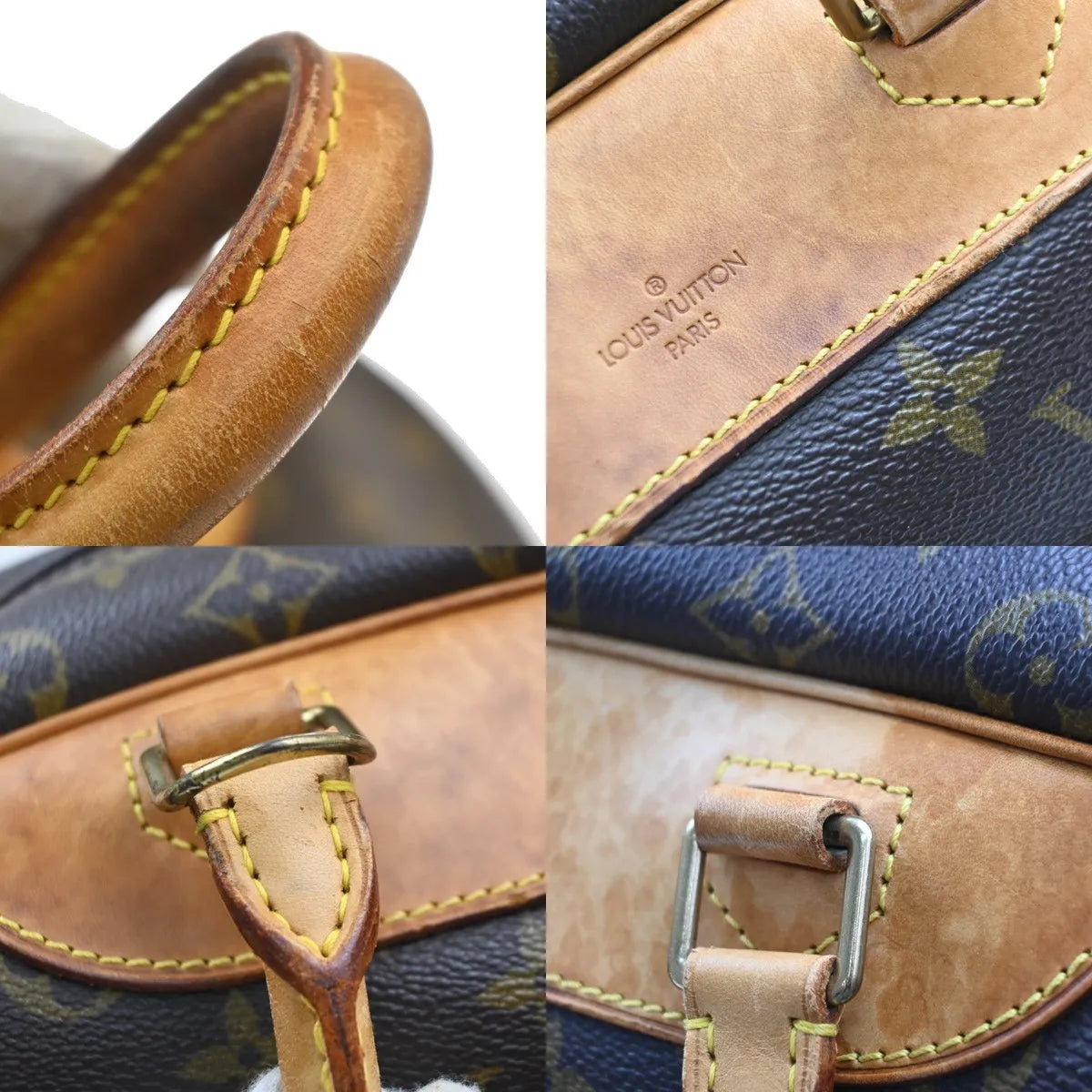 Louis Vuitton Deauville Monogram Canvas, Brown, Canvas, Handbag