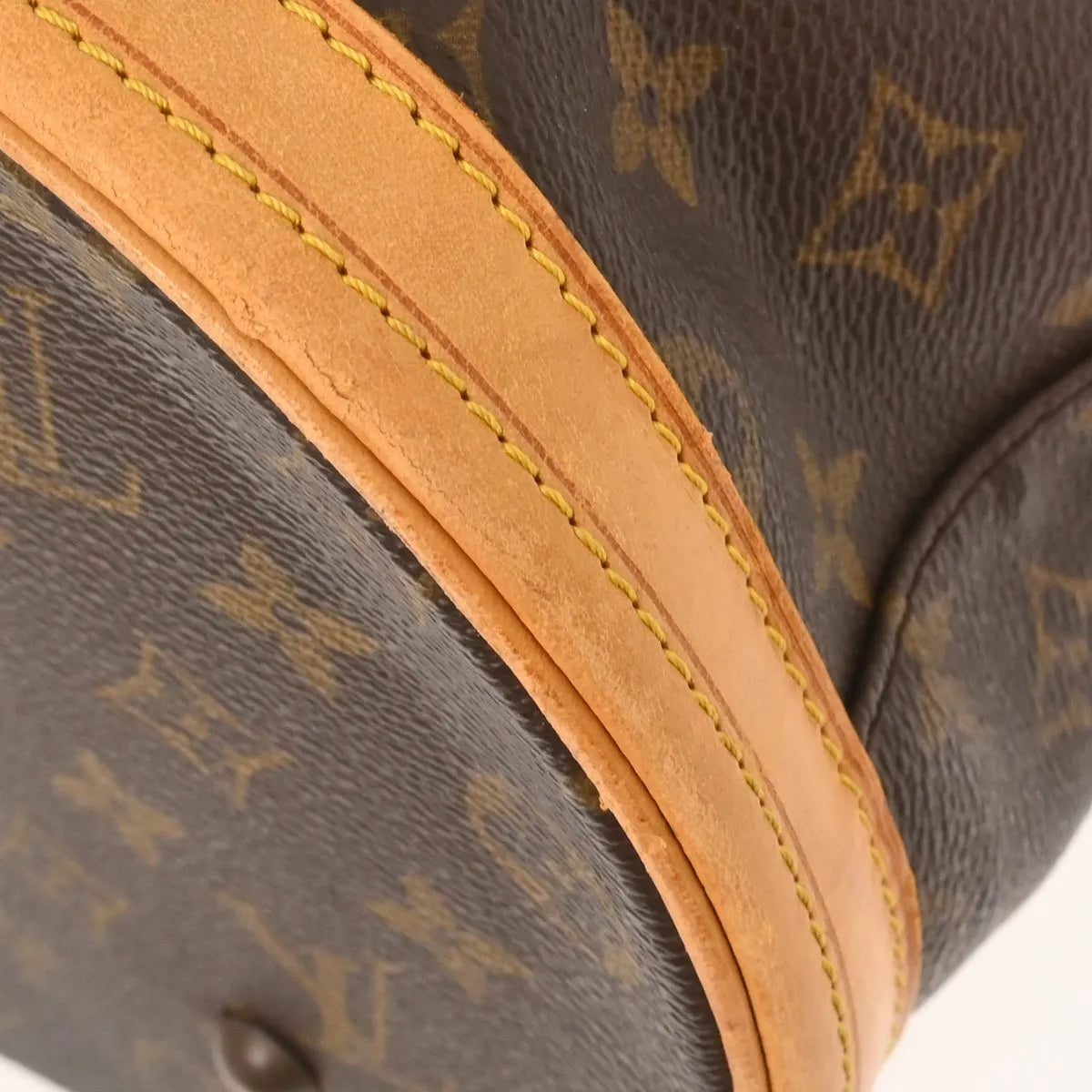 Louis Vuitton Bucket Monogram Canvas, Brown, Canvas, Tote Bag