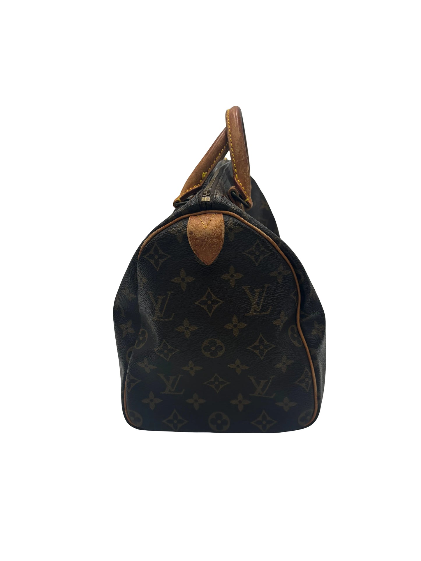 Louis Vuitton Speedy Monogram Canvas, Brown, Canvas, Handbag