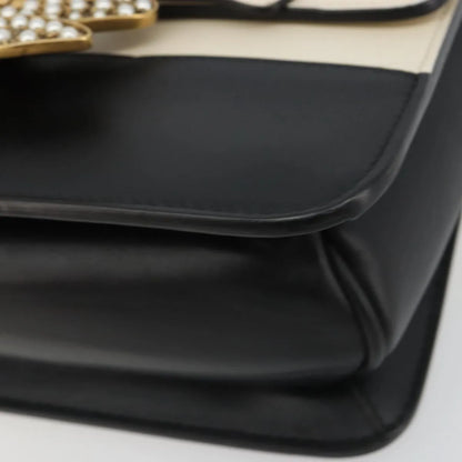 Gucci Queen Margaret Flap Colorblock Leather, Black, Leather, Shoulder Bag