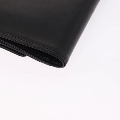 Chanel Vintage Timeless Bifold Lambskin, Black, Leather, Wallet