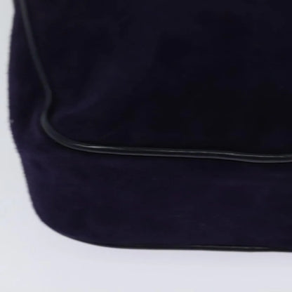 Salvatore Ferragamo Gancini Suede, Purple, Suede, Shoulder Bag