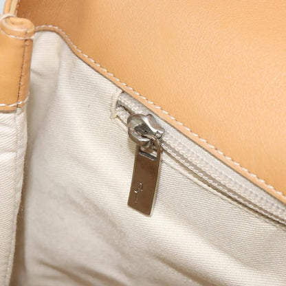 Salvatore Ferragamo Gancini Tote Leather, Beige, Leather, Tote Bag