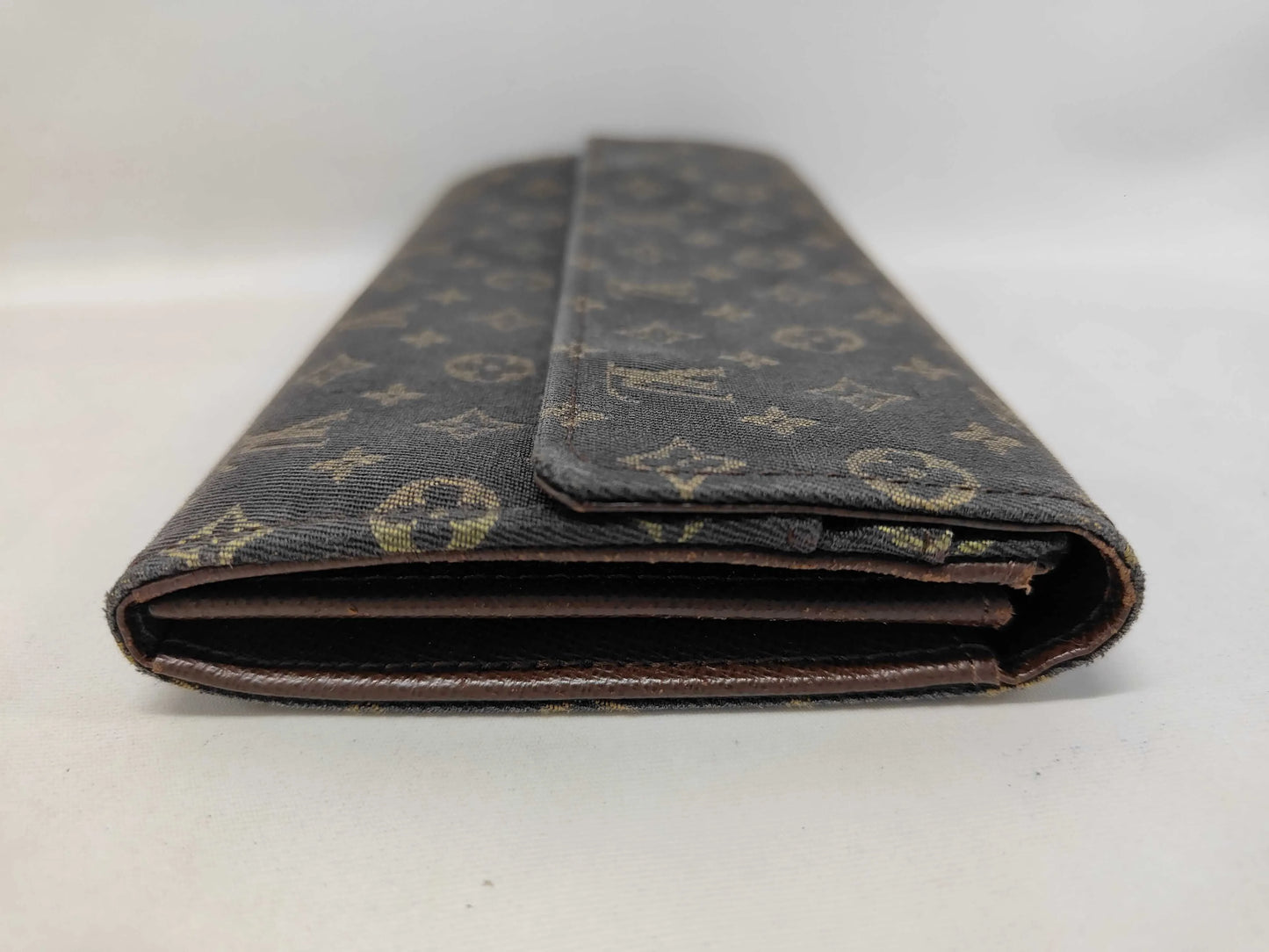 Louis Vuitton Vintage Sarah Monogram Idylle, Brown, Linen, Wallet