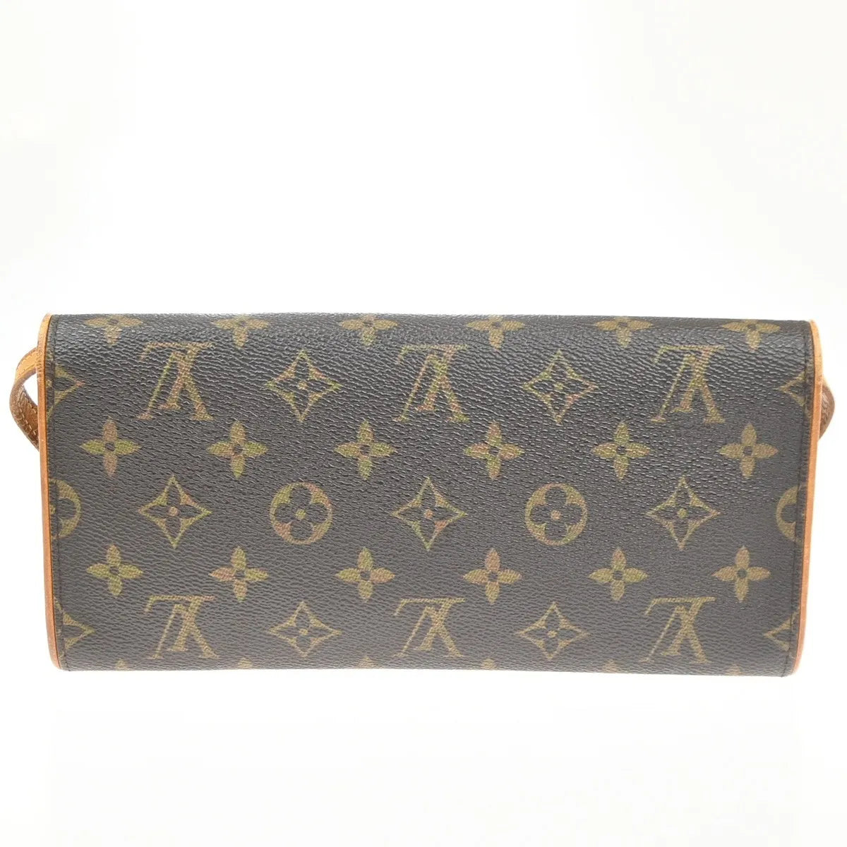 Louis Vuitton Twin Monogram Canvas, Brown, Canvas, Clutch