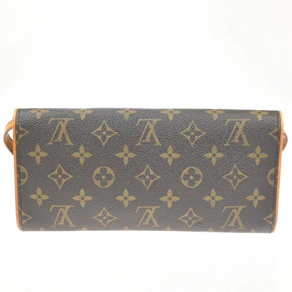 Louis Vuitton Twin Monogram Canvas, Brown, Canvas, Clutch