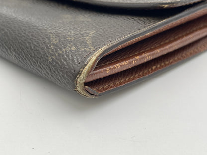 Louis Vuitton Emilie Monogram Canvas, Brown, Canvas, Wallet
