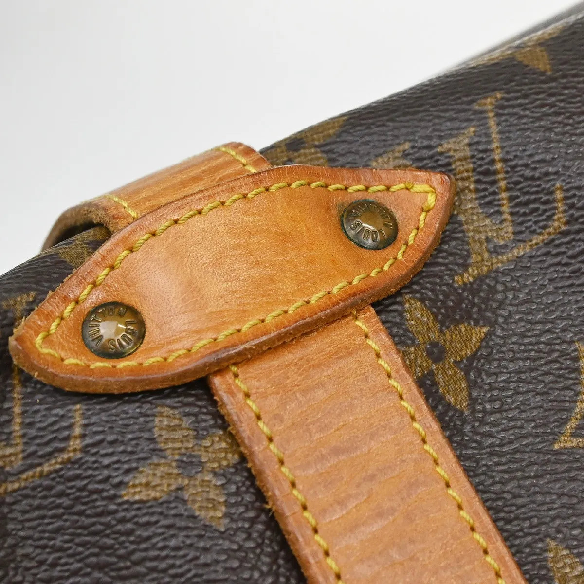 Louis Vuitton Saumur Monogram Canvas, Brown, Canvas, Shoulder Bag