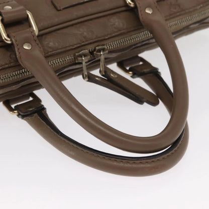 Gucci Convertible Briefcase Leather, Brown, Leather, Briefcase
