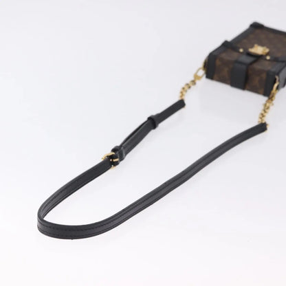 Louis Vuitton Vertical Trunk Pochette Monogram Canvas, Brown, Canvas, Clutch
