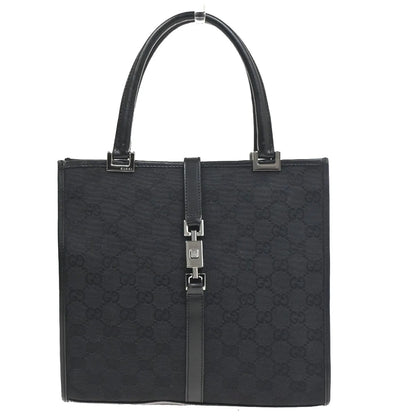 Gucci Jackie Tote GG Canvas, Black, Canvas, Handbag