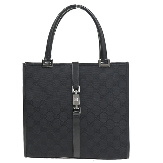 Gucci Jackie Tote GG Canvas, Black, Canvas, Handbag