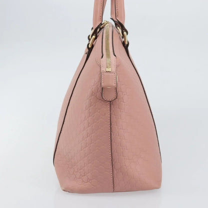 Gucci Britt Convertible Dome Satchel Microguccissima Leather, Pink, Leather, Tote Bag