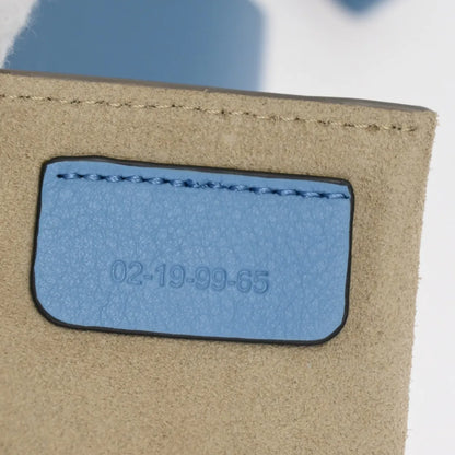 Chloe Faye Leather and Suede, Blue, Leather, Shoulder Bag