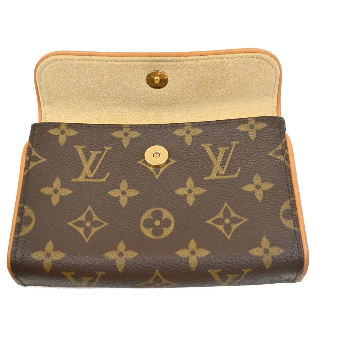 Louis Vuitton Florentine Waist Monogram Canvas, Brown, Canvas, Clutch