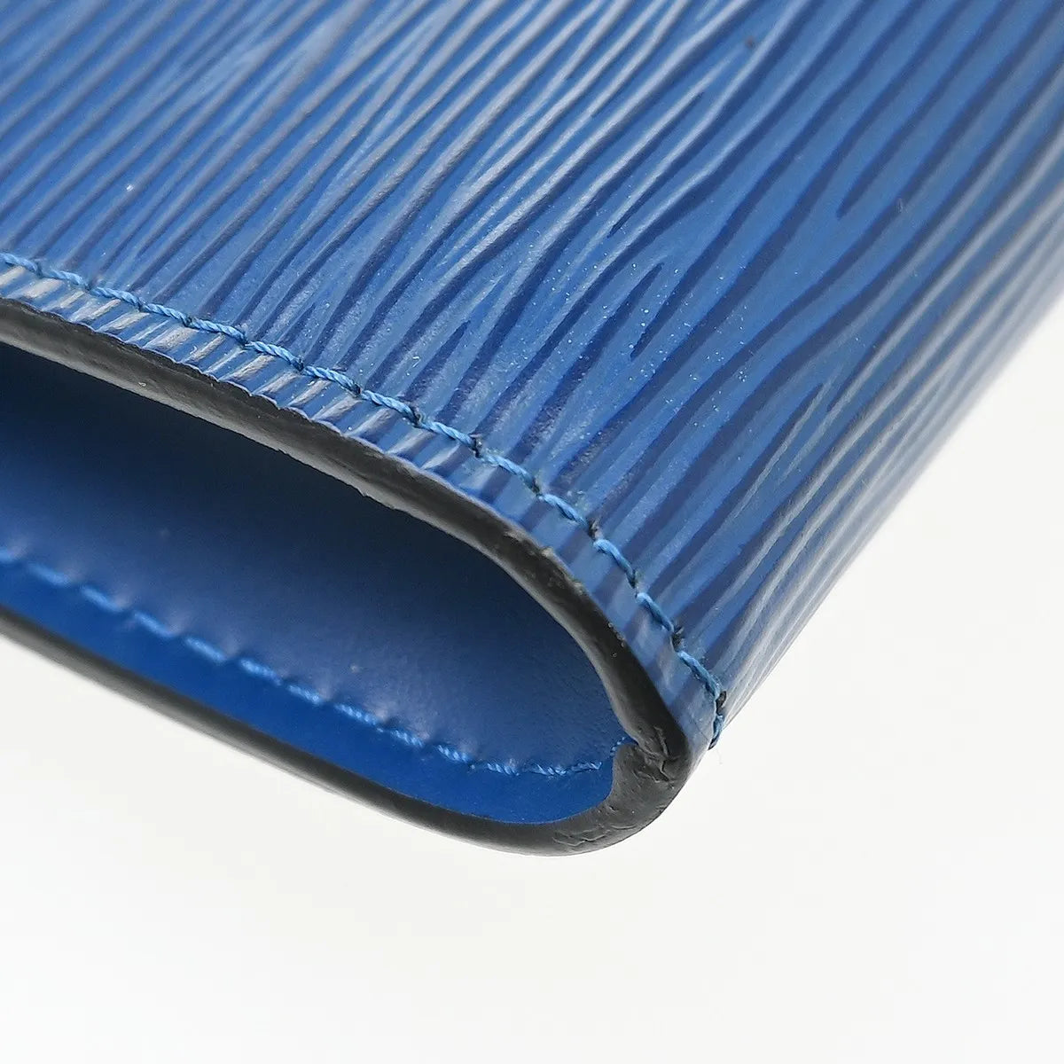 Louis Vuitton Pochette Accessoires Epi Leather, Blue, Leather, Clutch