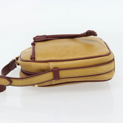 cartier Tasseled Must de Cartier Leather, Yellow, Leather, Shoulder Bag