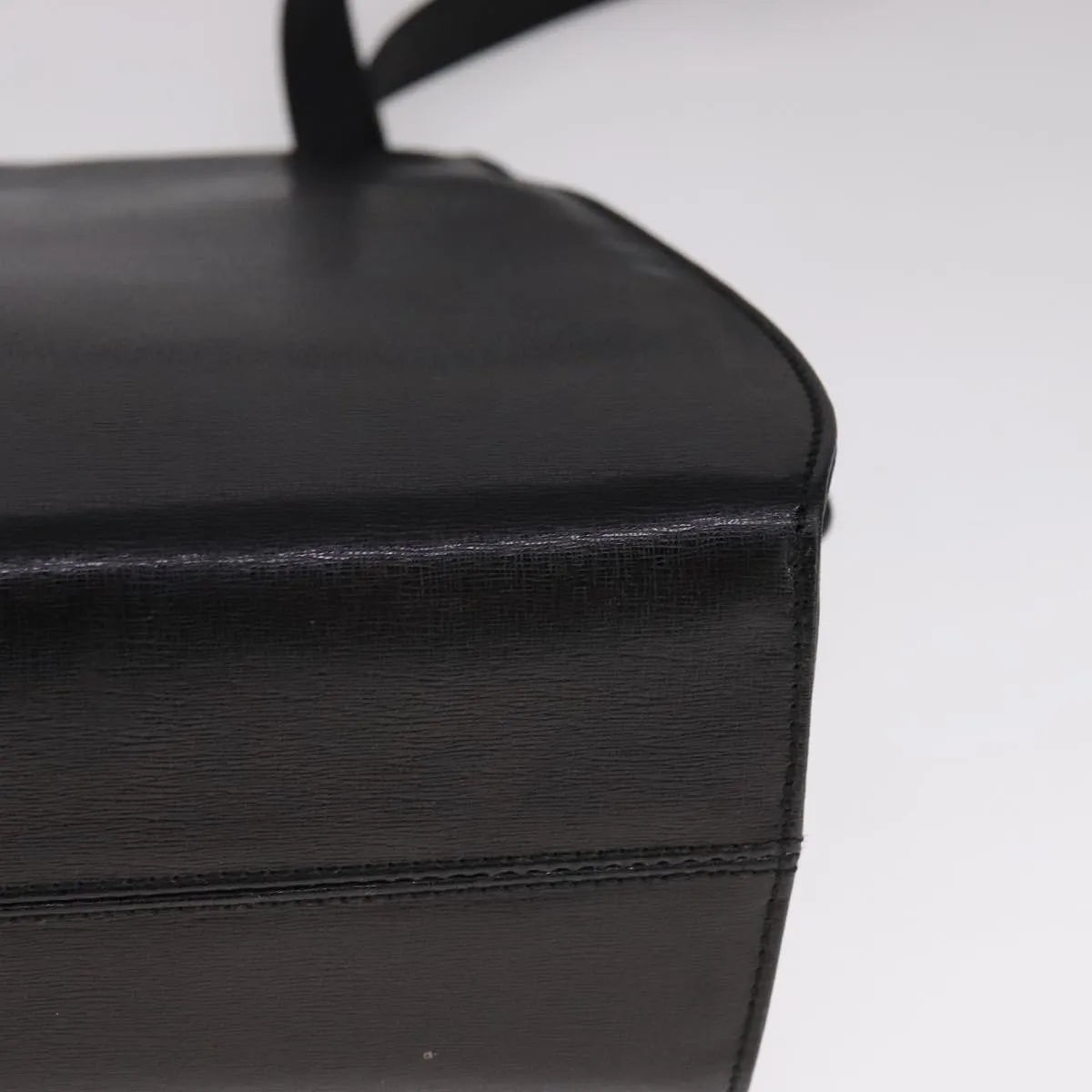 Salvatore Ferragamo Vintage Leather, Black, Leather, Shoulder Bag