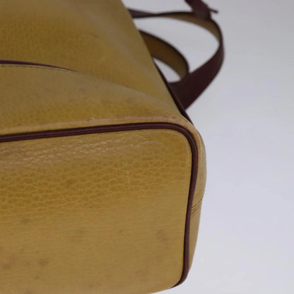 cartier Must de Cartier seau Leather, Yellow, Leather, Shoulder Bag