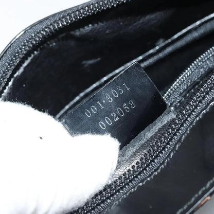 Gucci Vintage G logo Leather, Black, Patent Leather, Shoulder Bag