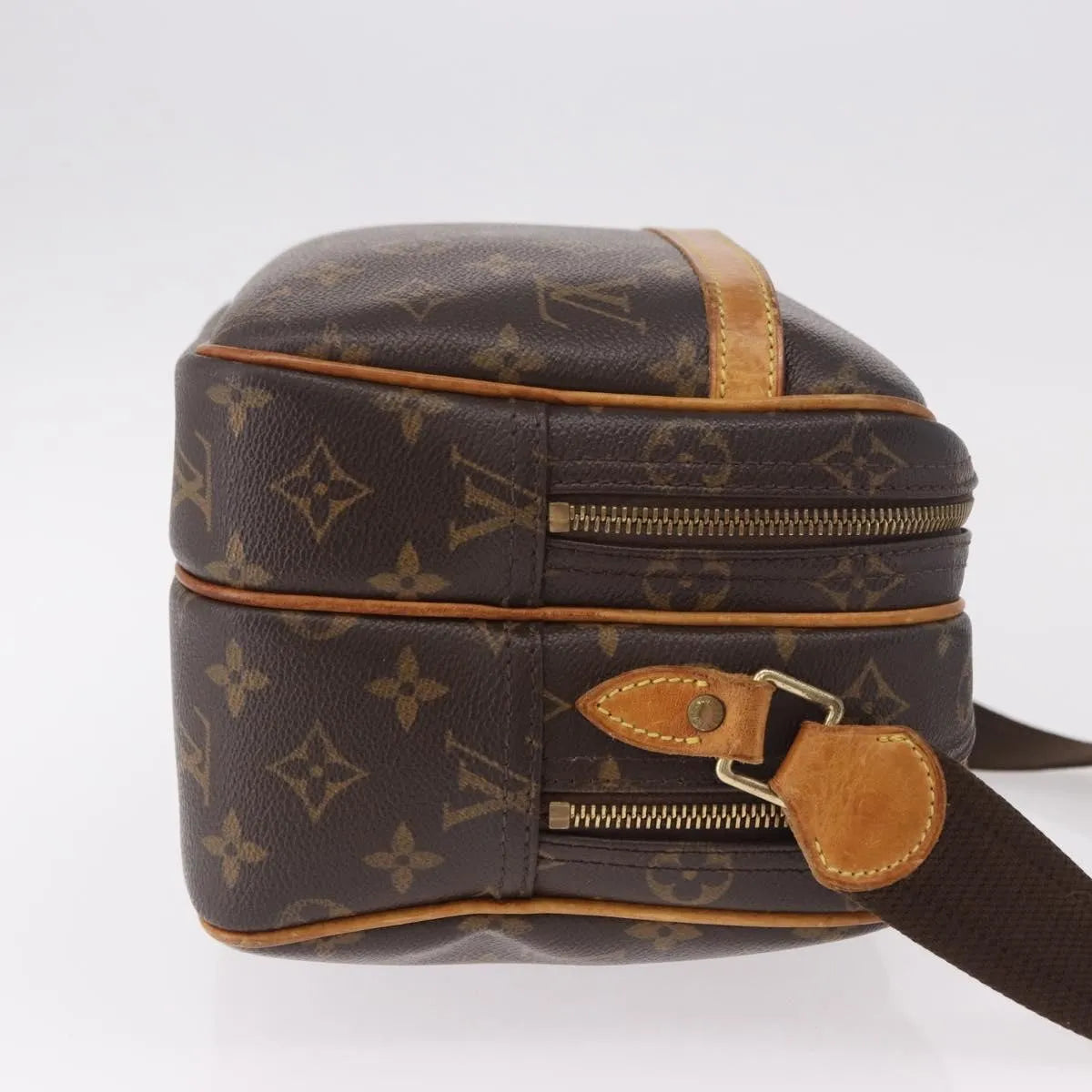 Louis Vuitton Reporter Monogram, Brown, Canvas, Shoulder Bag