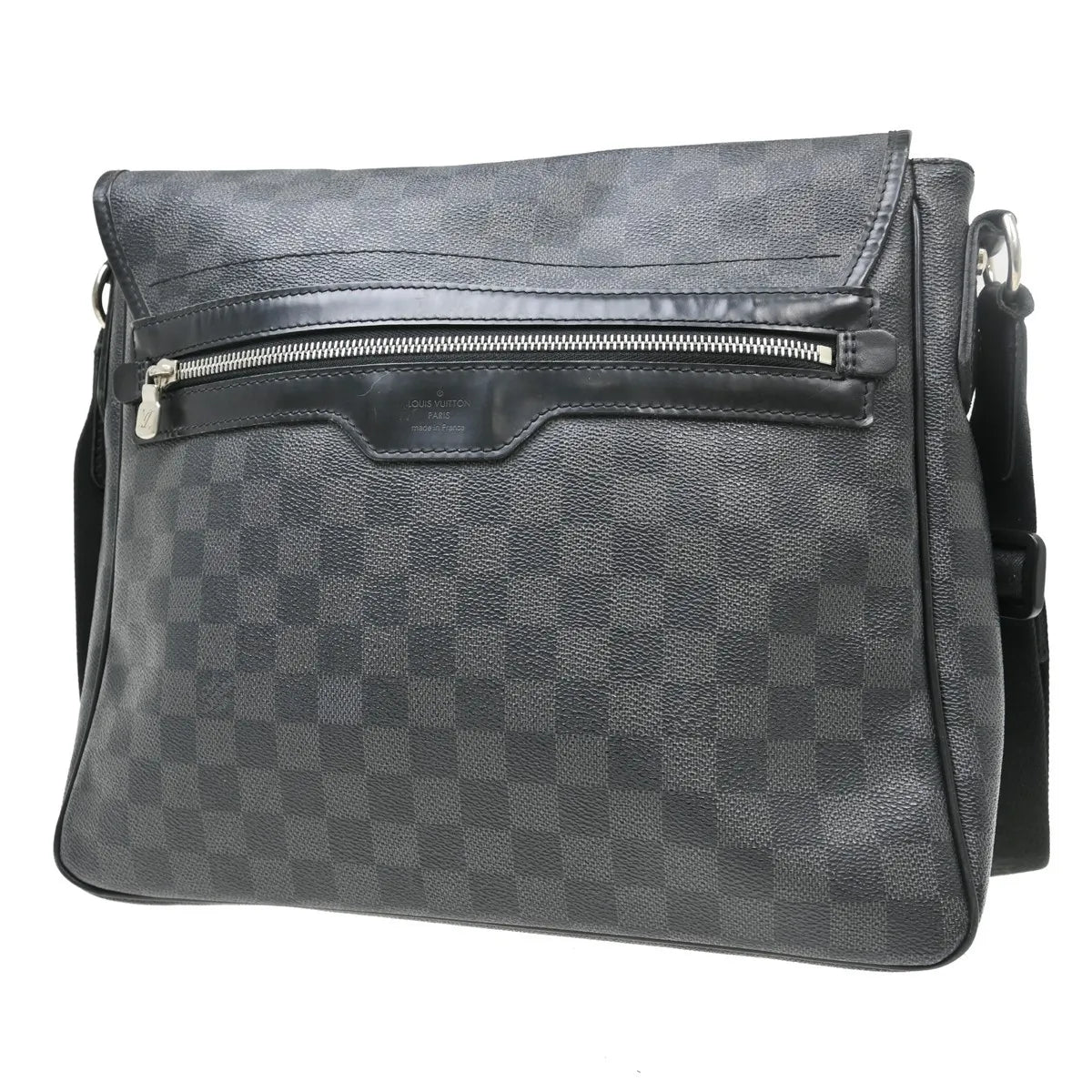 Louis Vuitton Daniel Messenger Damier Graphite, Black, Canvas, Shoulder Bag