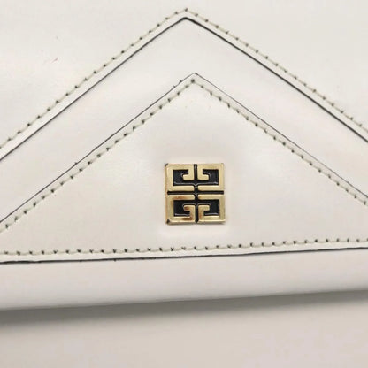 Givenchy Vintage 4G Leather, White_gold, Leather, Shoulder Bag