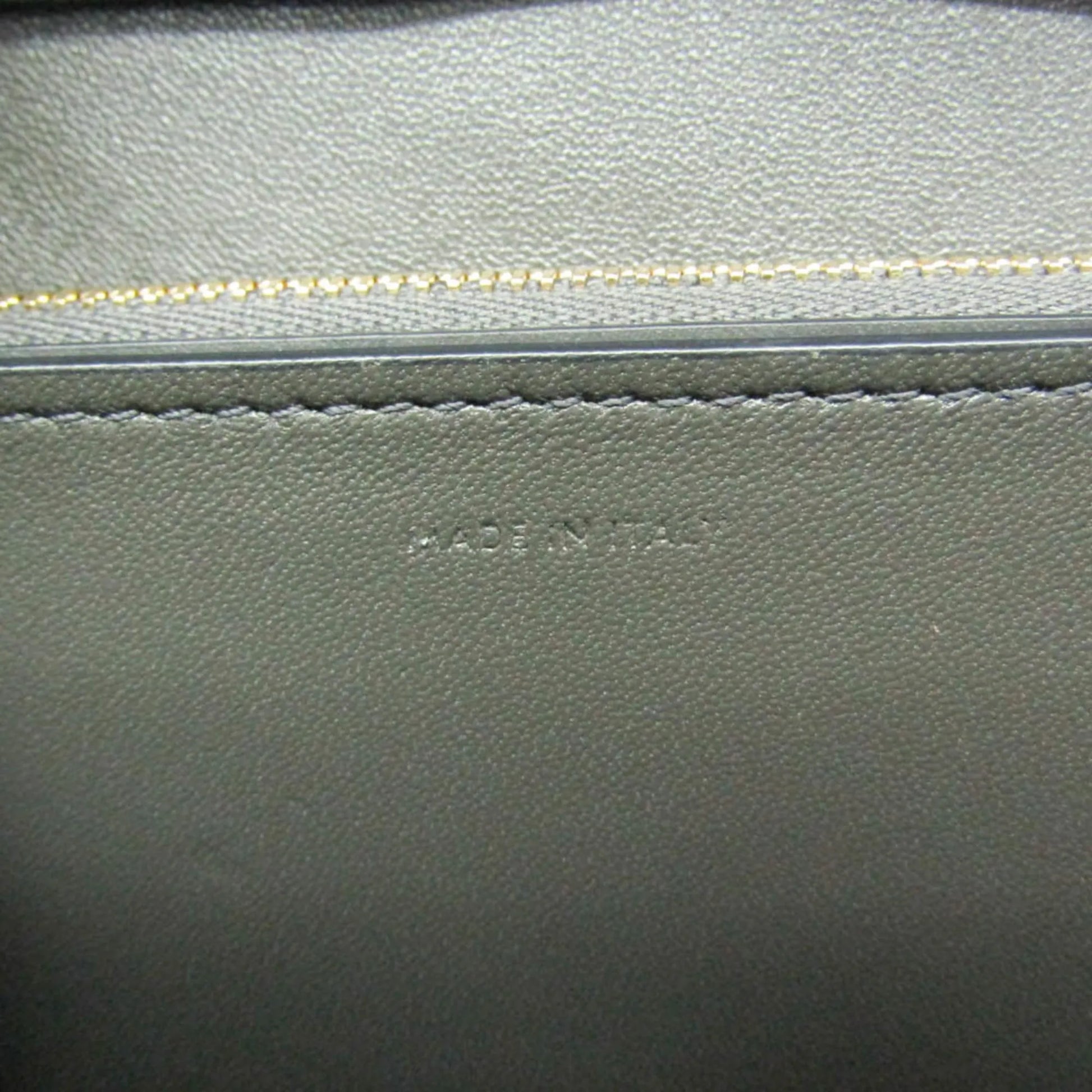 Celine Classic Box Bag Smooth Leather, Gray, Leather, Shoulder Bag
