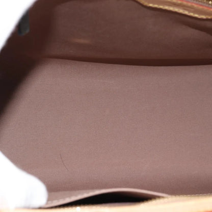 Louis Vuitton Brea Monogram Vernis, Beige, Patent Leather, Handbag