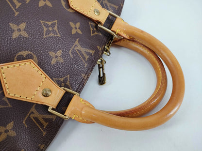 Louis Vuitton Alma Monogram Canvas, Brown, Canvas, Handbag