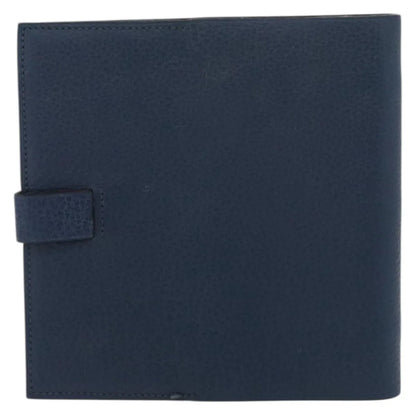 Hermes Agenda Cover Epsom, Navy, Leather, Clutch