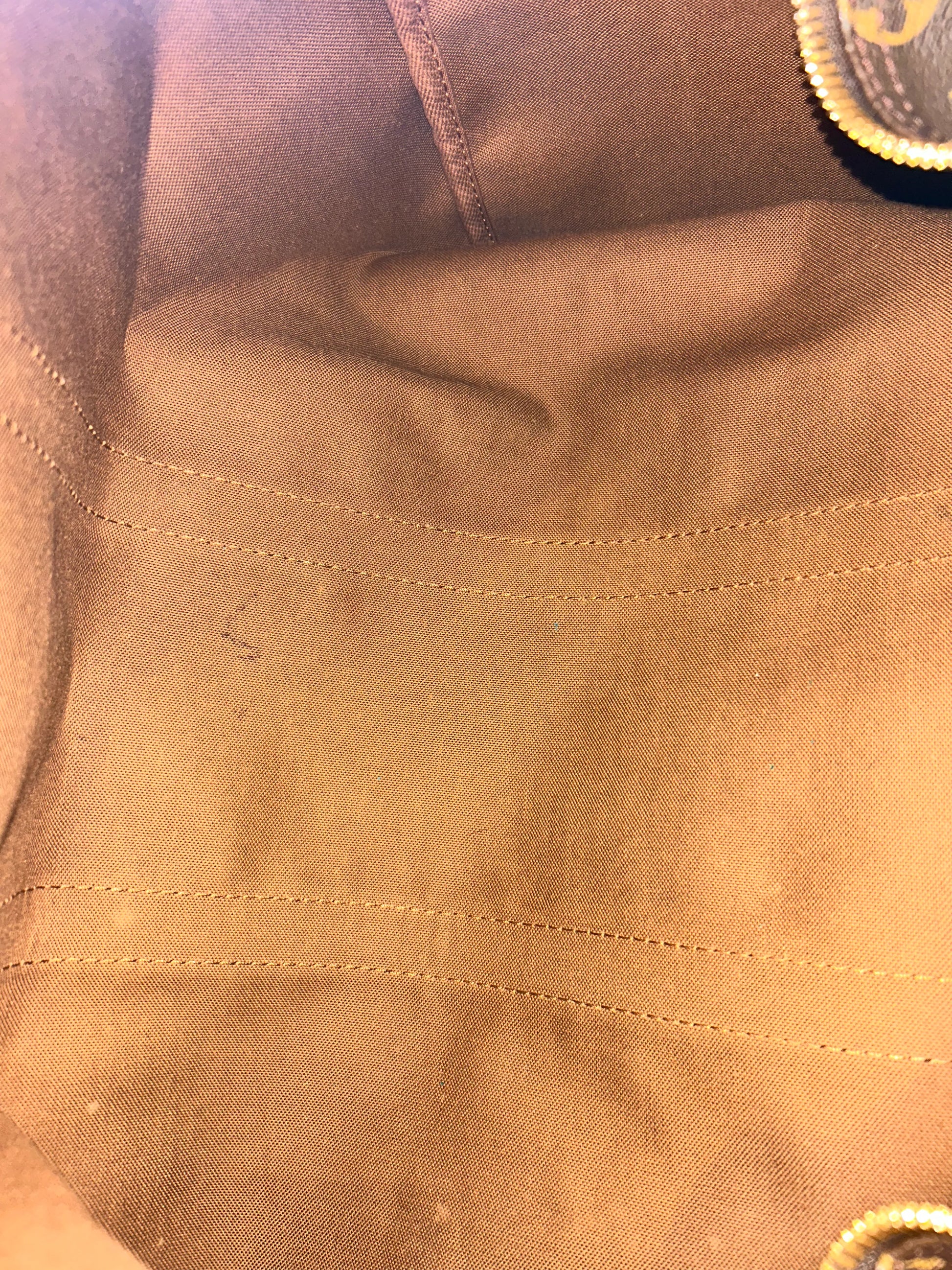 Louis Vuitton Keepall Monogram Canvas, Brown, Canvas, Travel Bag