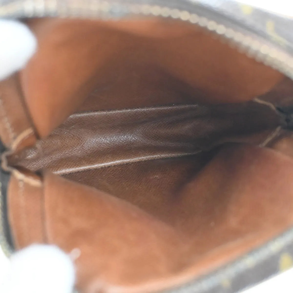 Louis Vuitton Danube Monogram Canvas, Brown, Canvas, Clutch