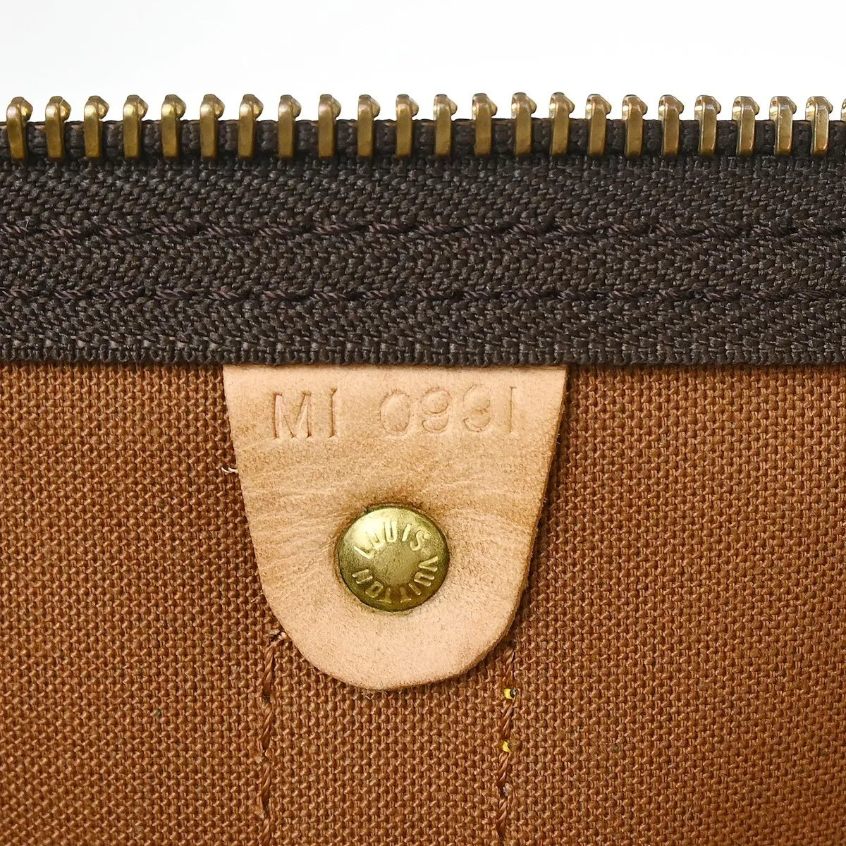 Louis Vuitton Keepall Monogram, Brown, Canvas, Travel Bag