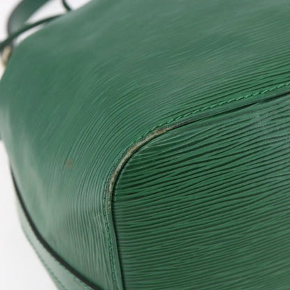 Louis Vuitton Petit Noe Epi Leather, Green, Leather, Shoulder Bag