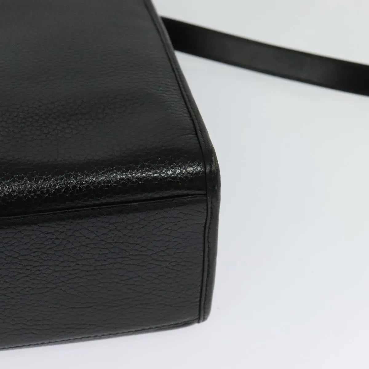 Christian Dior Vintage Leather, Black, Leather, Handbag