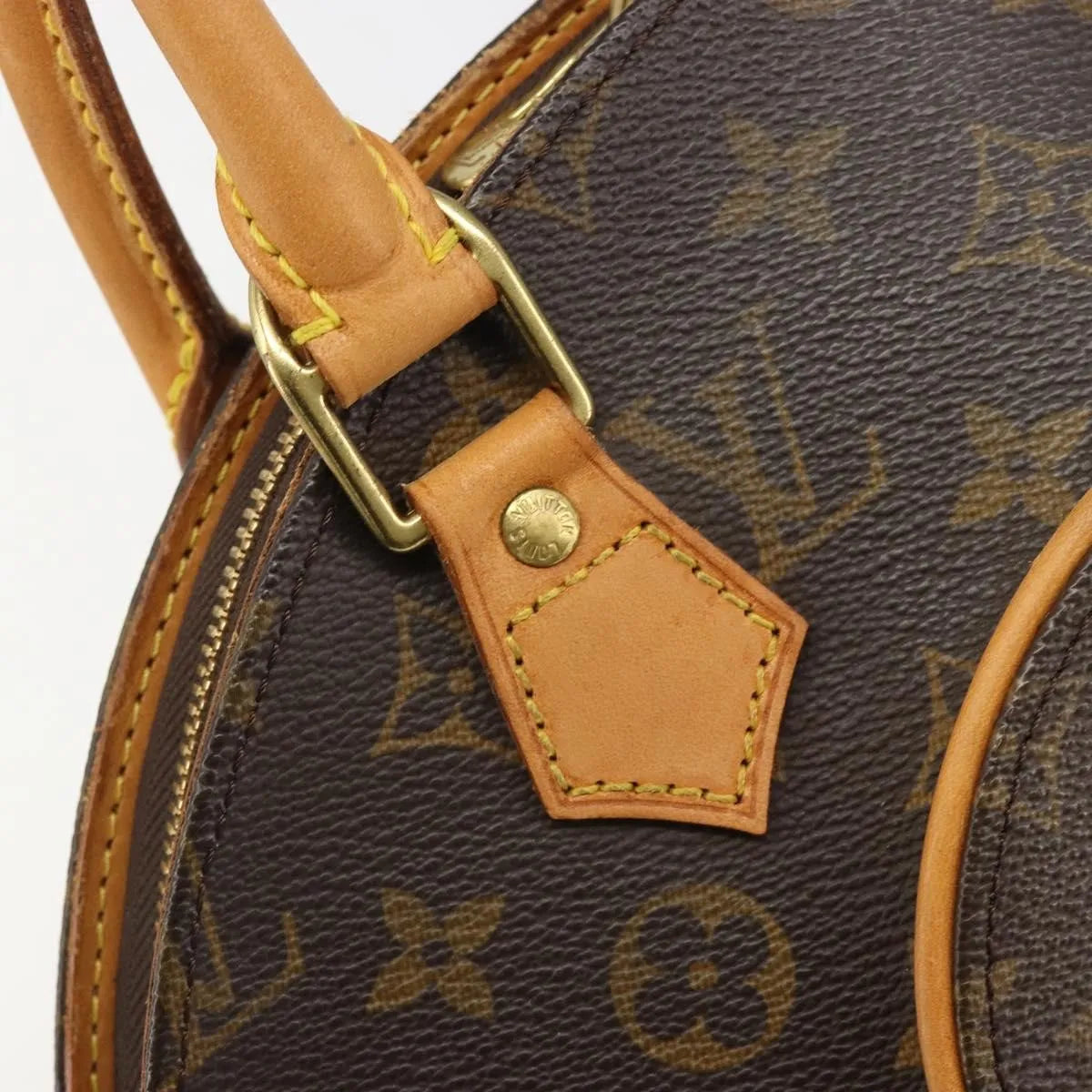 Louis Vuitton Ellipse Monogram, Brown, Canvas, Handbag