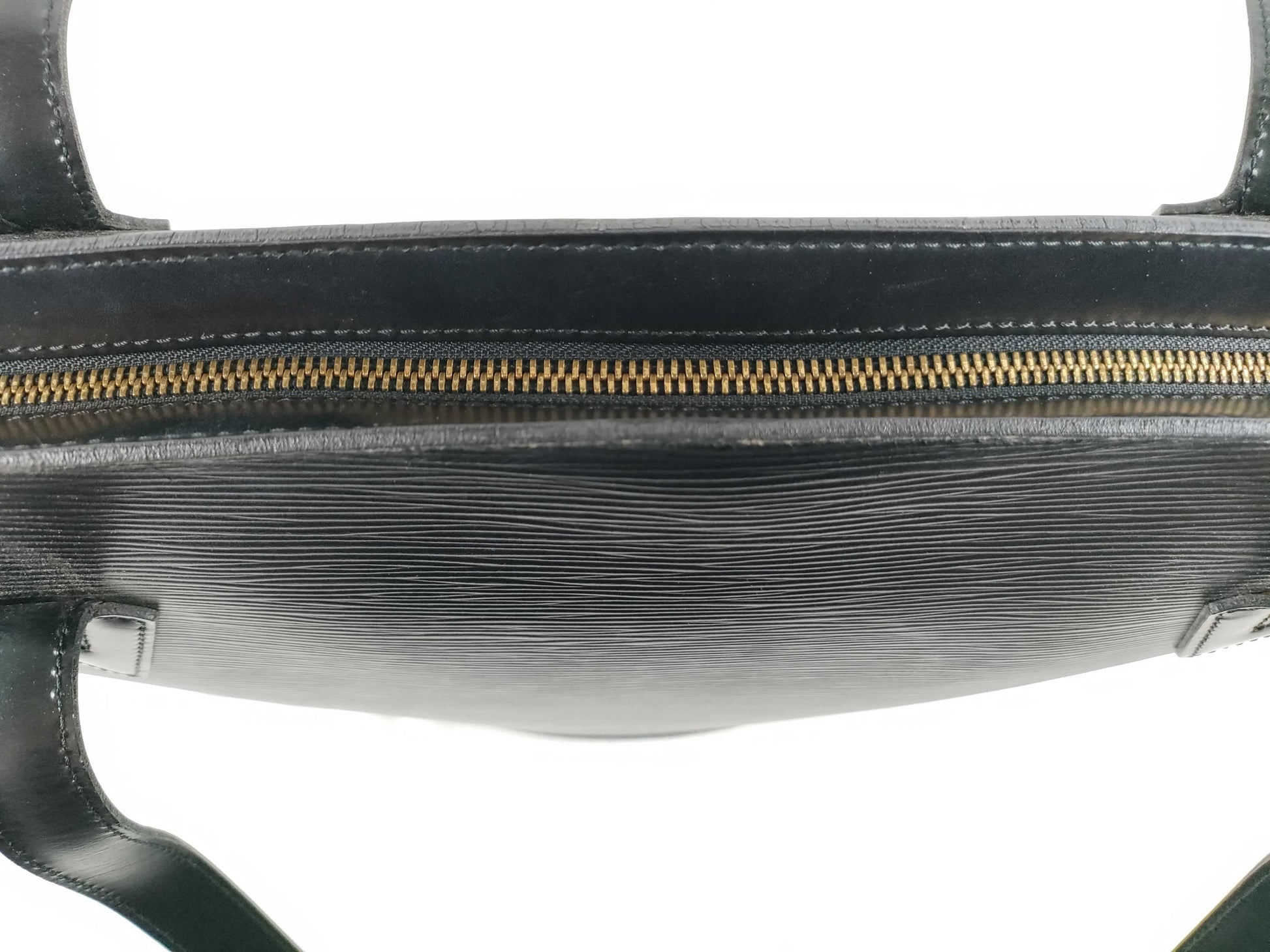 Louis Vuitton Saint Jacques Epi Leather, Black, Leather, Shoulder Bag