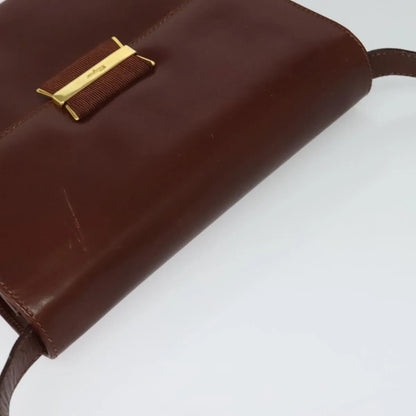 Salvatore Ferragamo Vintage Leather, Brown, Leather, Shoulder Bag