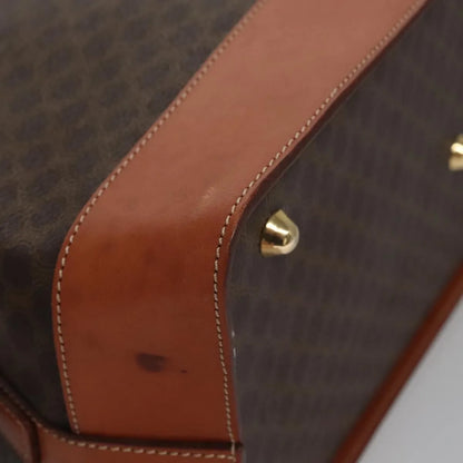 Celine Handbag Canvas, Brown, Canvas, Handbag