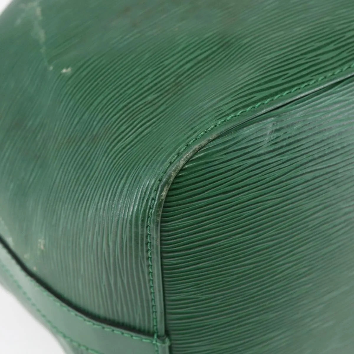 Louis Vuitton Petit Noe Epi Leather, Green, Leather, Shoulder Bag