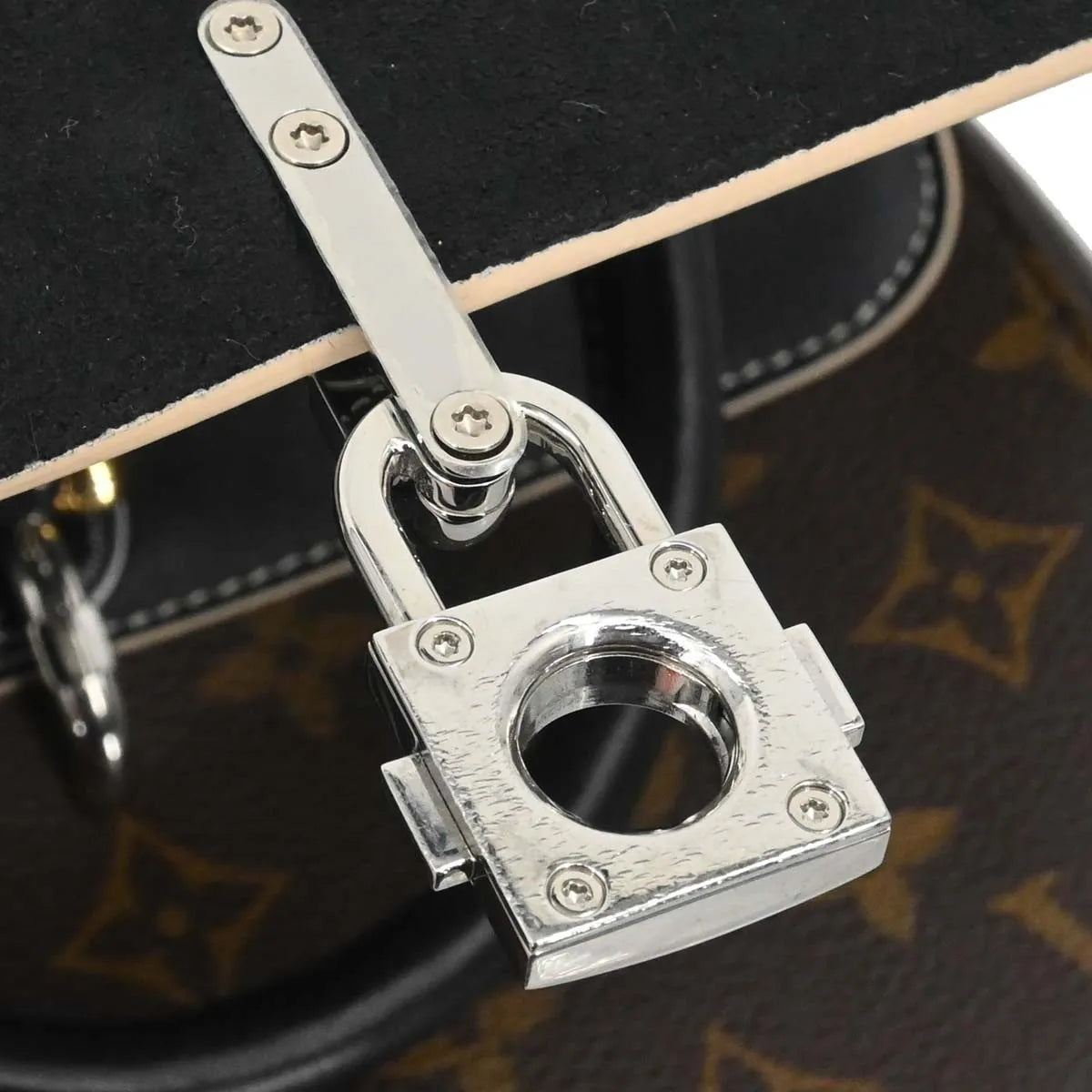Louis Vuitton Chain It Monogram Canvas with Leather, Brown, Canvas, Handbag