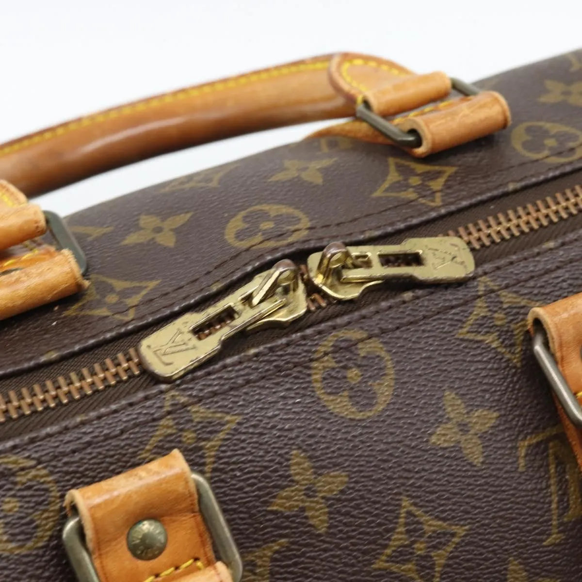 Louis Vuitton Keepall Monogram, Brown, Canvas, Travel Bag
