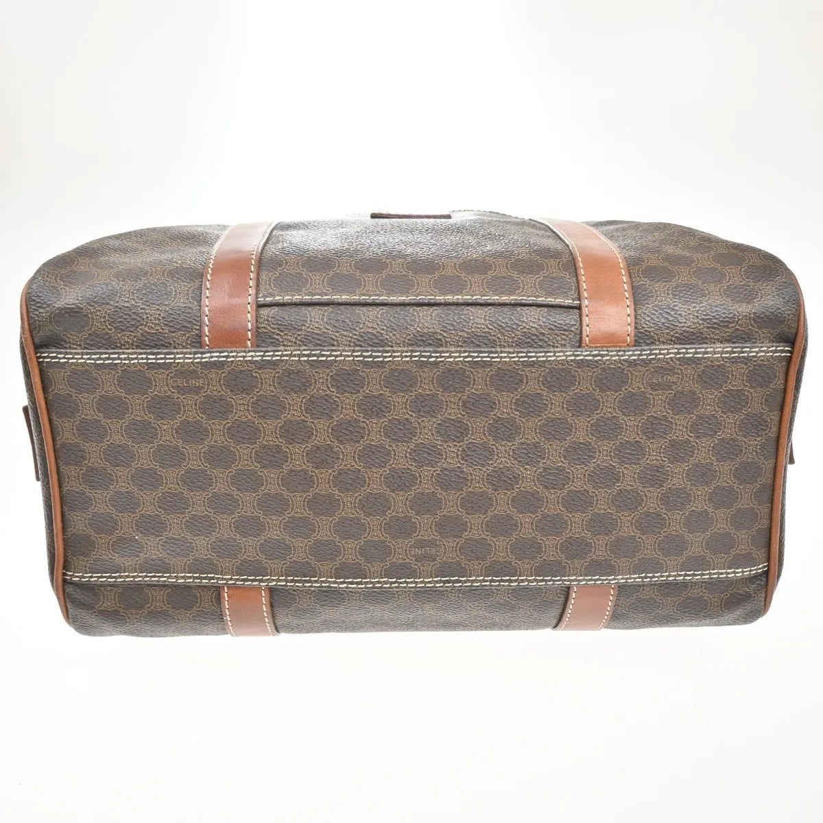 Celine Macadam Macadam with leather, Brown, PVC, Handbag