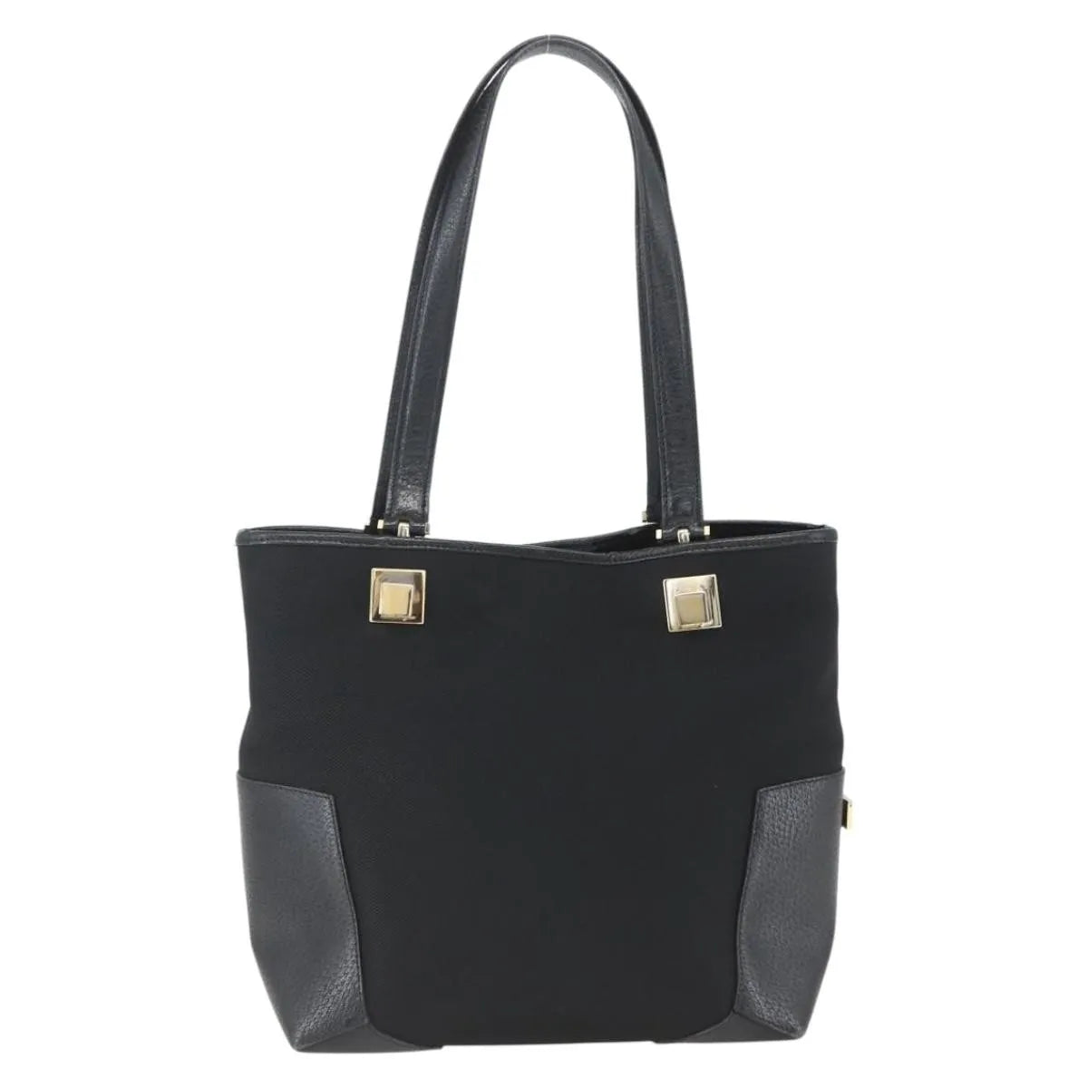 Salvatore Ferragamo Vintage Nylon, Black, Nylon, Tote Bag