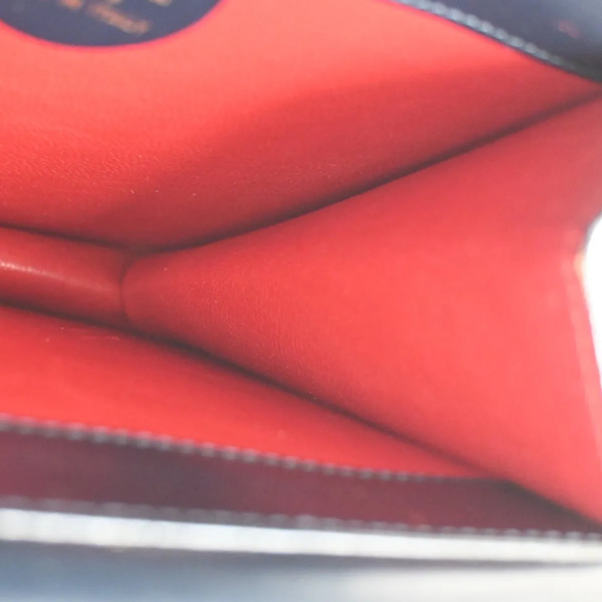 Celine Gancini Leather, Navy, Leather, Handbag
