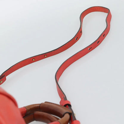Chloe Ethel Leather, Red, Leather, Handbag